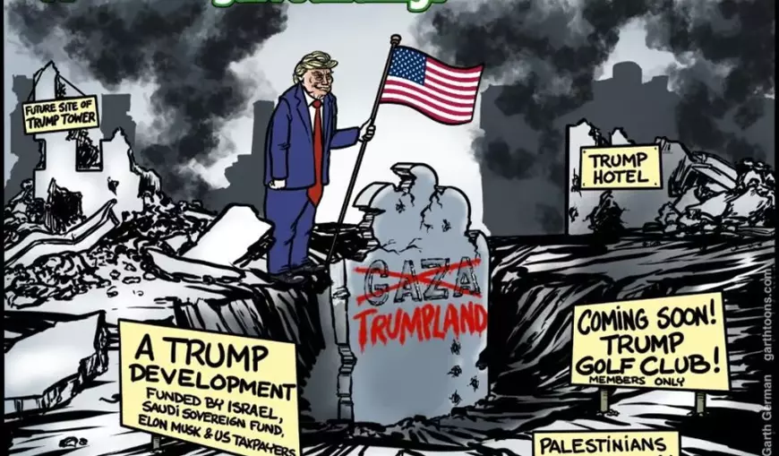 Donald Trump, imaginat într-o Gaza distrusă, inclusiv de planurile sale