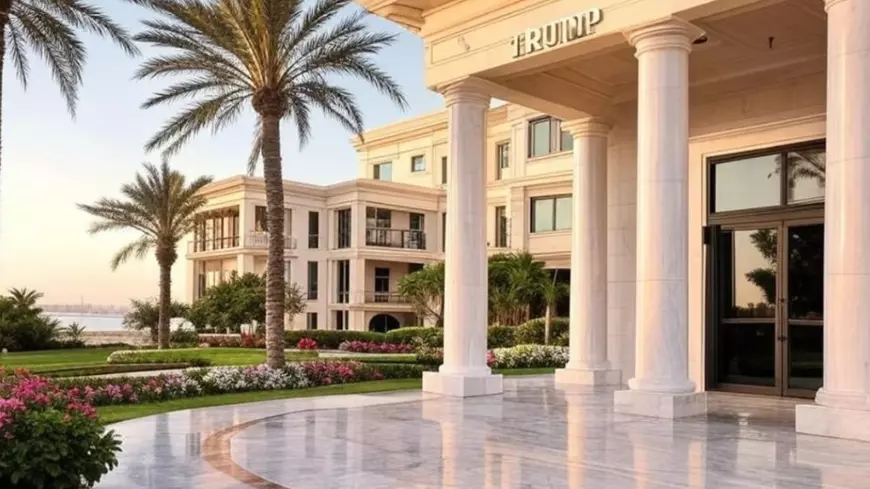 Hotelul și Cazinoul Trump din Gaza. Fotografie creată cu inteligența artificială