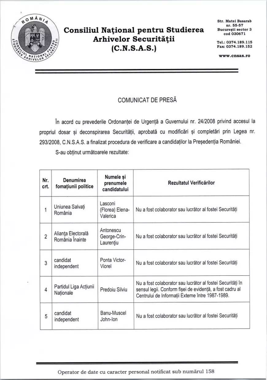 Crin Antonescu nu a fost colaborator al Securității lui Ceaușescu, dar a dat o declarație în 1988 despre un prieten. Documente CNSAS