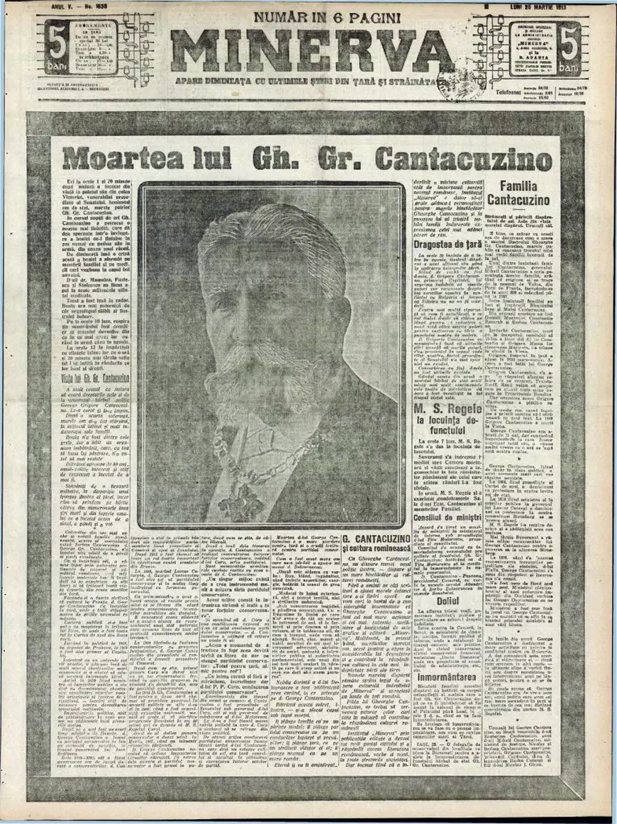 Ce averi impresionante a lăsat moștenire Gheorghe Grigore Cantacuzino, zis Nababul, considerat cel mai bogat român din istorie. Cum a împărțit 17 munți și 24 de moșii