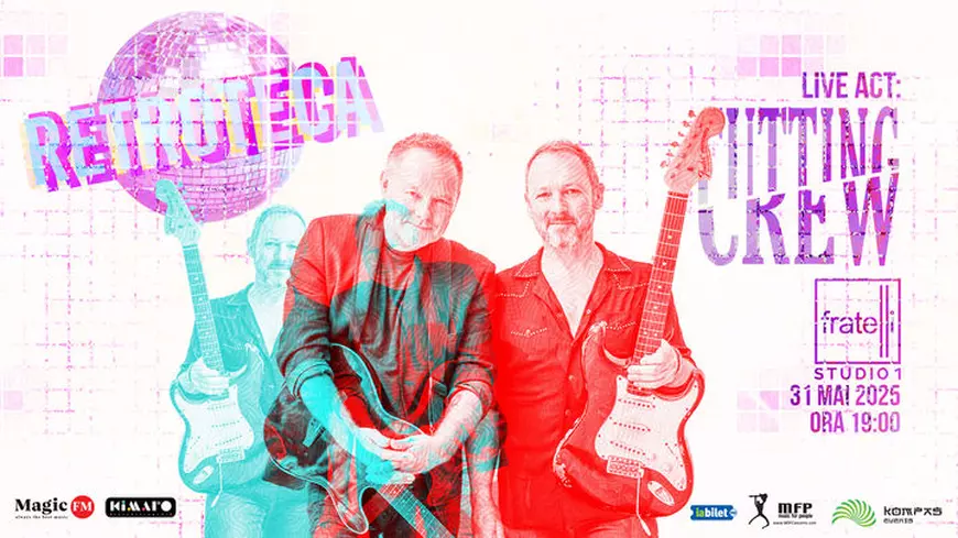 Început de vară pe ritmuri live, cu 3 seri de neuitat:  Trupa Cutting Crew în premieră în România, iar Trooper și Florin Ristei super concerte pe Arenele Romane 