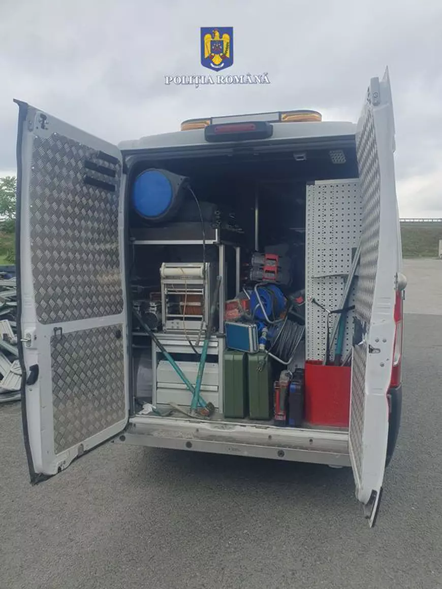 Șofer român prins pe autostrada A1