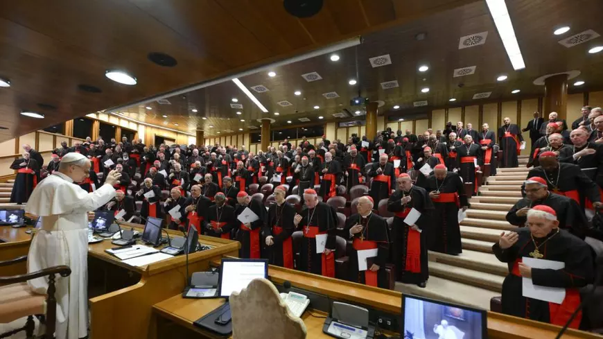 Papa Leon al XIV-lea și cardinalii Foto: Profimedia