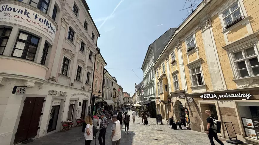Imagine din Bratislava, capitala Slovaciei, iunie 2025. Foto: Libertatea