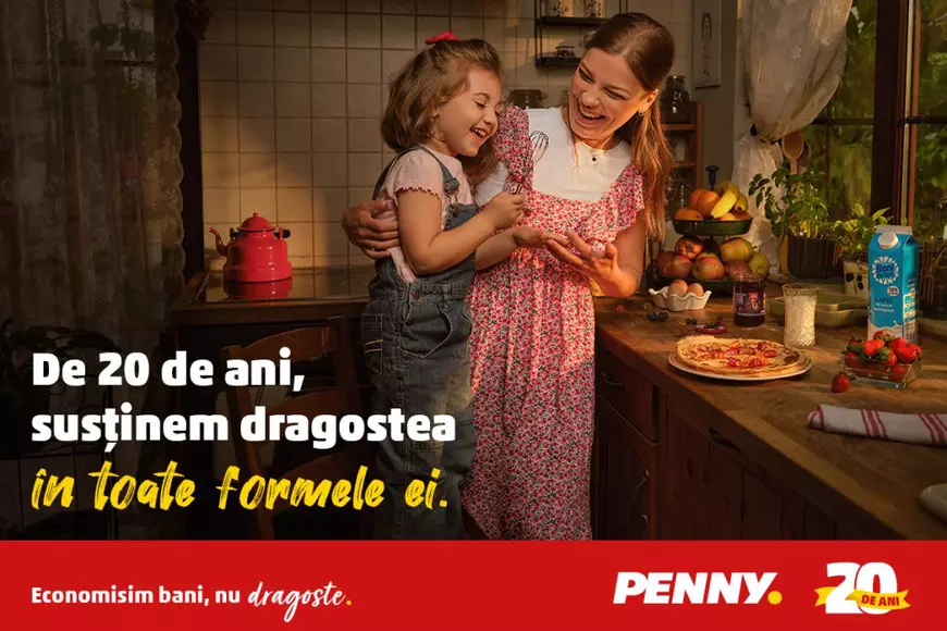 Două decenii de apropiere de români inspiră noua platformă PENNY: Forme de dragoste