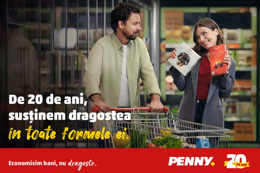 Două decenii de apropiere de români inspiră noua platformă PENNY: Forme de dragoste