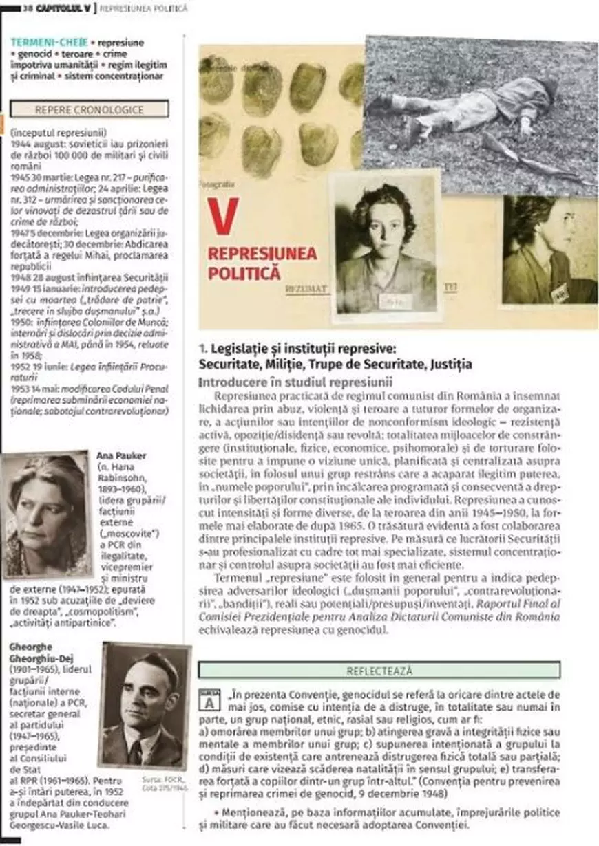 Cum arată primul manual dedicat exclusiv studierii comunismului pentru liceeni