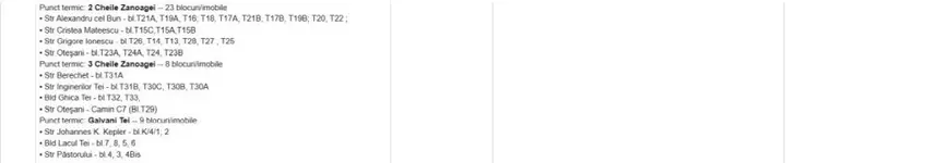 Peste 1.000 de blocuri din București rămân fără apă caldă. Lista imobilelor cu avarii, publicată de Termoenergetica