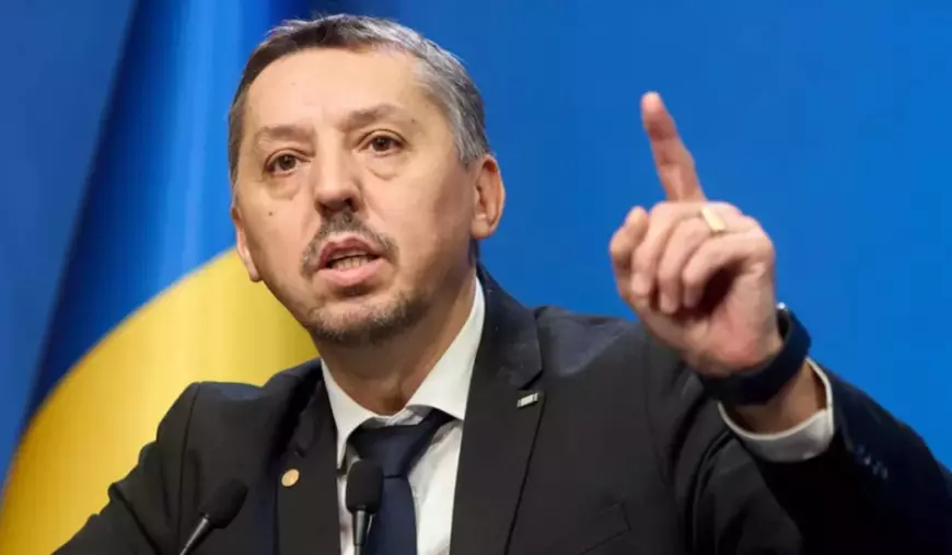 Daniel David în timp ce susține un discurs