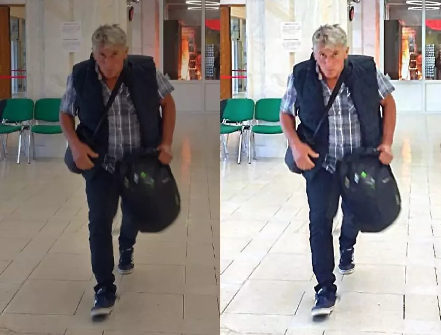 Nicușor Ochiană a incendiat un magazin din interiorul Palatului Parlamentului