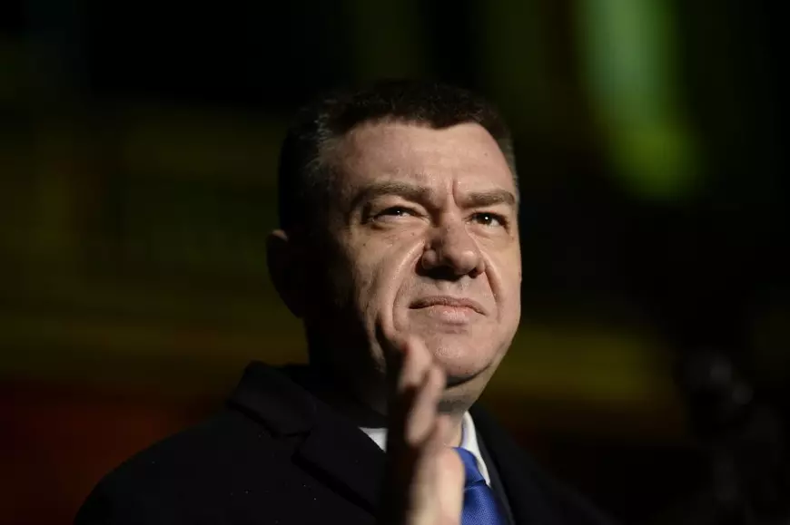 Ministrul Culturii, Bogdan Gheorghiu, participa la ceremonia dedicata sarbatoririi Zilei Brancusi 2020, la Muzeul de Arta din Bucuresti, miercuri 19 februarie 2020. EDUARD VINATORU / MEDIAFAX FOTO