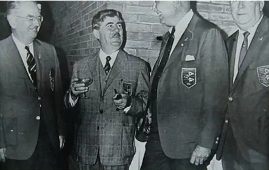 Paul Tomiță, al doilea din stânga, la un turneu din Roma, în 1968 