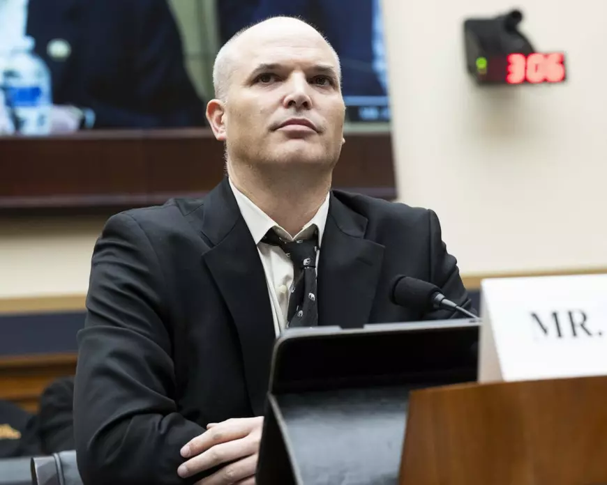 MATT TAIBBI, jurnalist Twitter Files, autor, fondator Racket News, vorbind la o audiere a Comisiei Judiciare a Camerei Reprezentanților la Capitoliul SUA., Foto: Profimedia