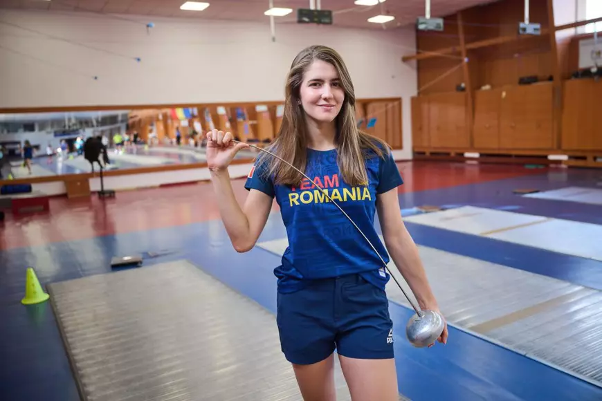 Alexandra Predescu (25 de ani) este una dintre stelele în ascensiune ale scrimei românești. Foto: Instagram