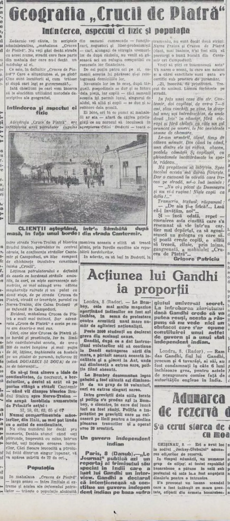 Crucea de Piatră, cartierul celor 22 de bordeluri din București. Povestea „Guvernatorului” Șmil Olschanetsky, emigrantul rus care stăpânea lumea interlopă 