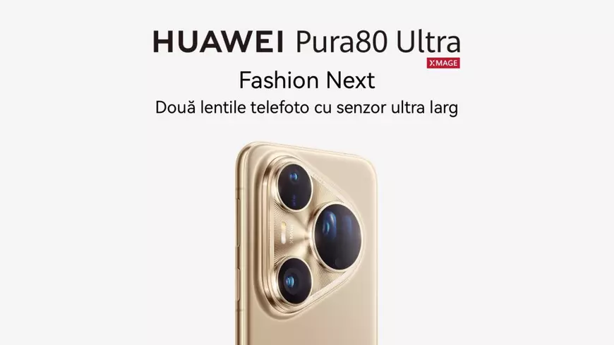 Seria HUAWEI Pura 80 a ajuns în România: Design emblematic și excelență în fotografia mobilă
