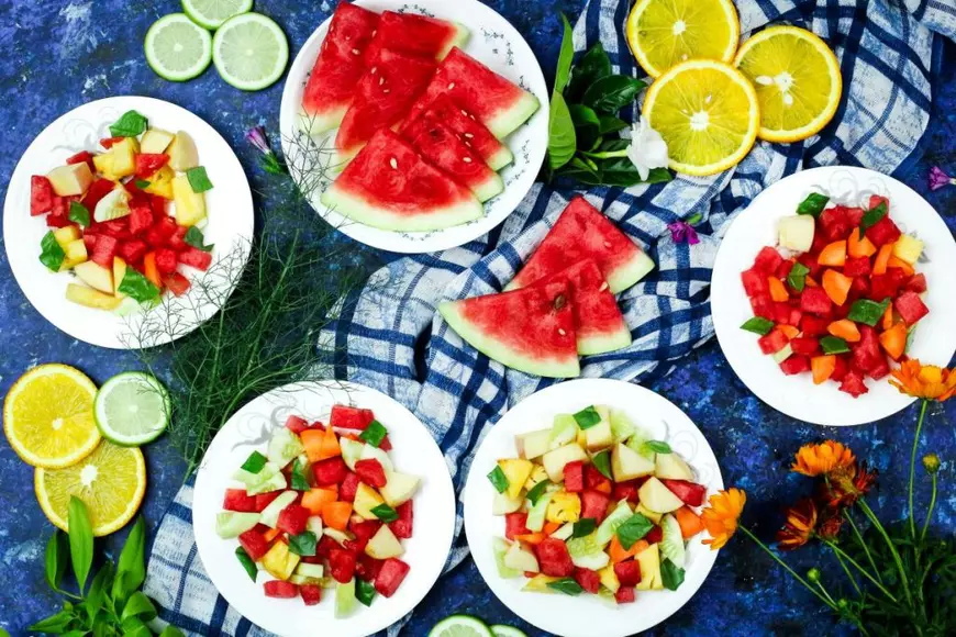 Rețete de salată cu pepene