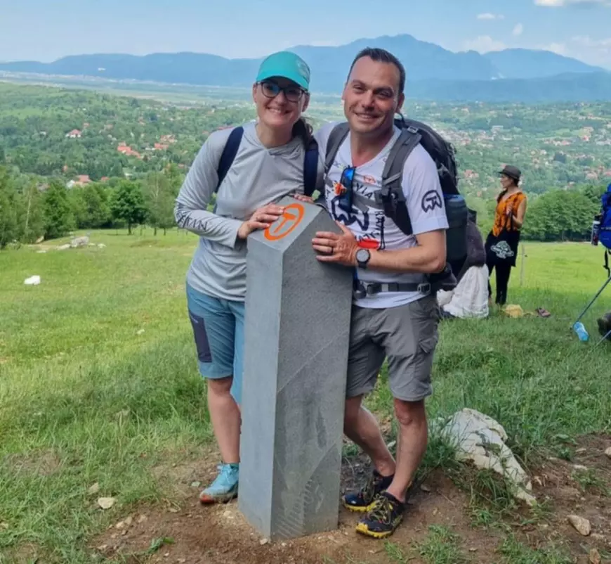 Alexandra Simion și soțul ei, Cristi