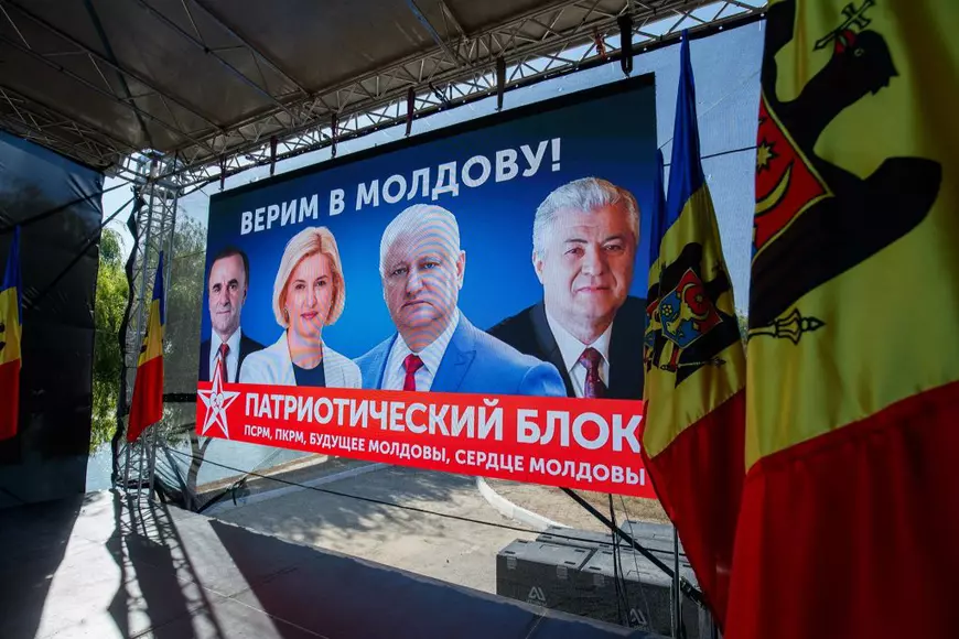 Vasile Tarlev, Irina Vlah, Igor Dodon, Vladimir Voronin, Blocul electoral patriotic al Socialiștilor, Comuniștilor, Inima și Viitorul Moldovei. Foto: Facebook