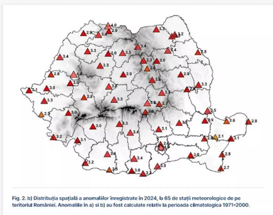Temperatura medie anuală a României a crescut cu 3°C în 65 de ani. Prognoza pentru o resursă vitală vieții: „Va deveni incredibil de prețioasă”