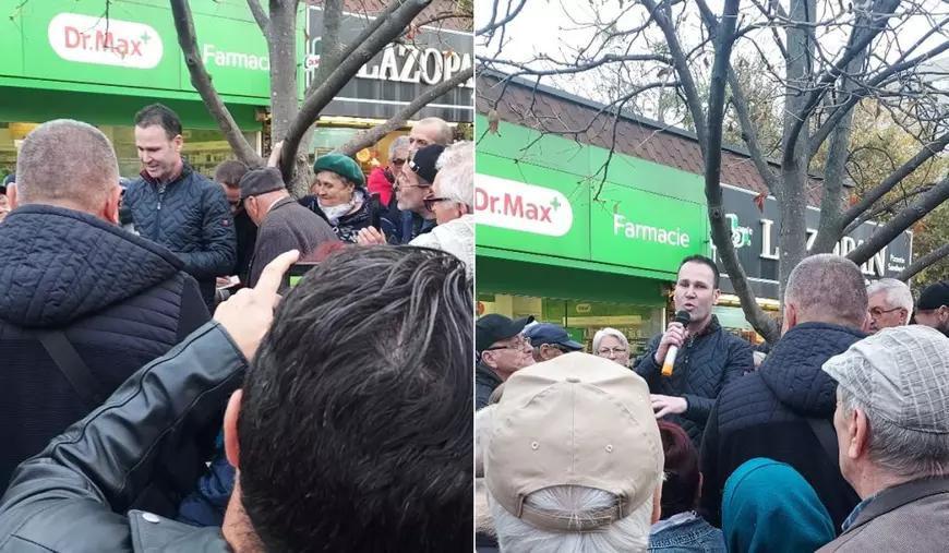 Primarul Robert Negoiță s-a văzut cu cetățenii în Piața Titan. O întâlnire de 30 de minute, hilară și inutilă