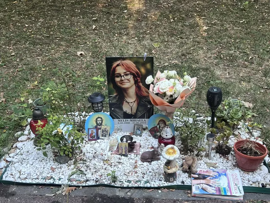 În locul unde a fost ucisă Melisa a fost ridicat un mic altar