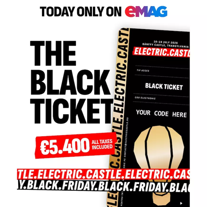 Bilet Electric Castle, BLACK TICKET, 1 persoana, Bontida, Cluj, 16-19 iulie 2026  
