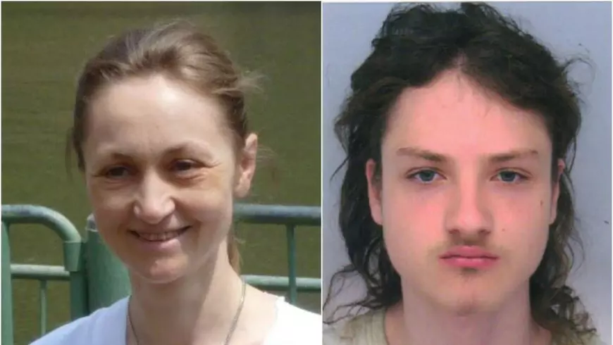 În partea stângă este o femeie care zâmbește, medic cardiolog român, găsită carbonizată în casa din Franța, iar în partea dreaptă este un băiat, fiul femeii, suspect de crimă, octombrie 2025