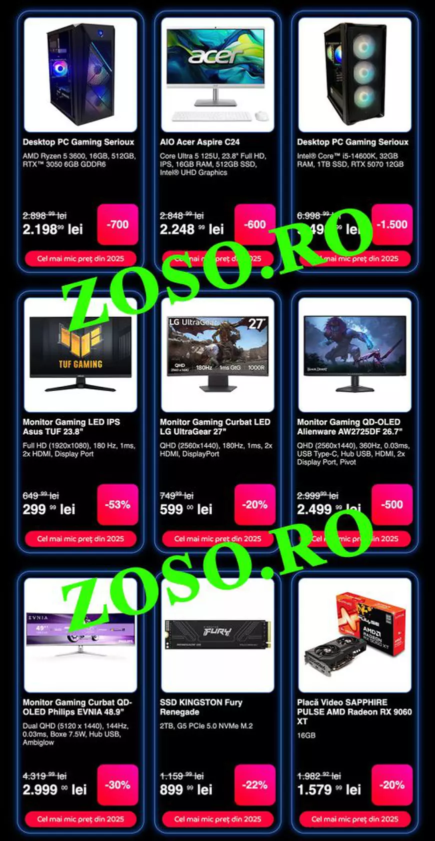 Catalogul eMAG de Black Friday 2025. eMAG a dat startul reducerilor la ora 08.07