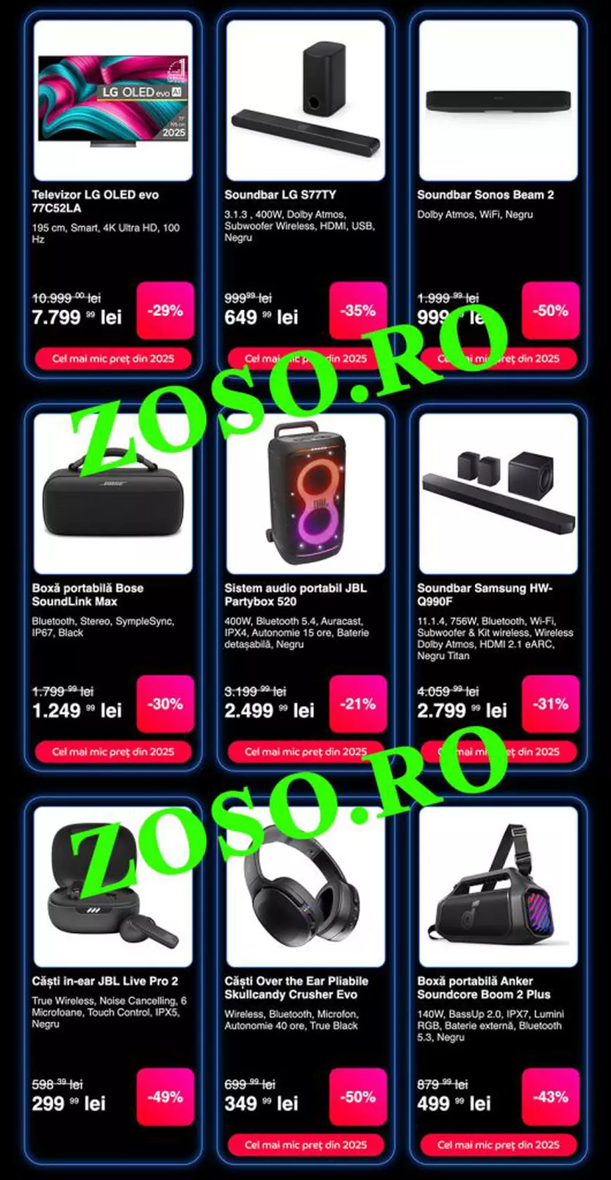 Catalogul eMAG de Black Friday 2025. eMAG a dat startul reducerilor la ora 08.07