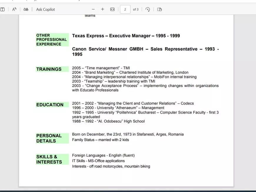 Cum și-a falsificat ministrul apărării Ionuț Moșteanu primul CV ca membru al Guvernului. Universitatea Athenaeum: „Nu a fost niciodată student la noi