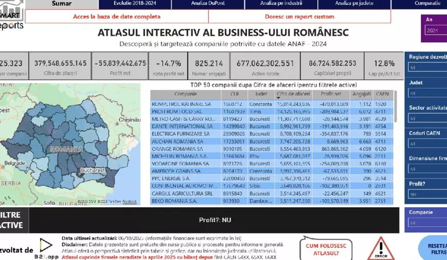 Care este compania din Rom&acirc;nia cu cele mai mari pierderi raportate &icirc;n 2024: dezastru financiar f&#259;r&#259; precedent &icirc;n ultimii ani