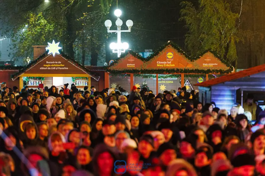 Târgul de Crăciun de la Timișoara este deschis până pe 7 ianuarie. Foto: Târgul Timișoara