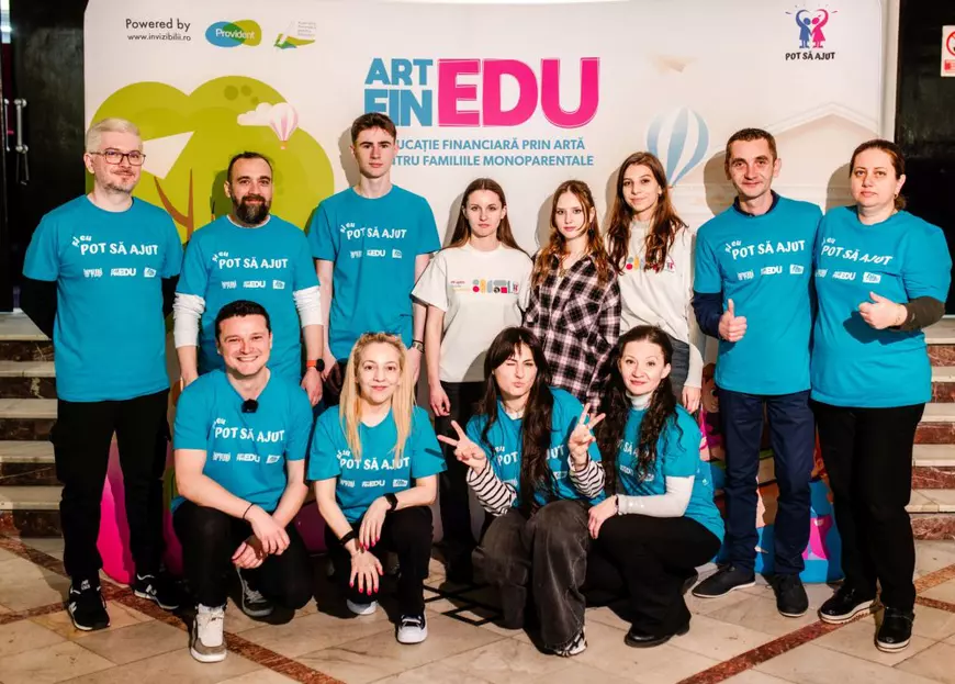 În prag de sărbători, ArtFinEdu aduce educația financiară mai aproape de familiile monoparentale prin teatru și activități creative