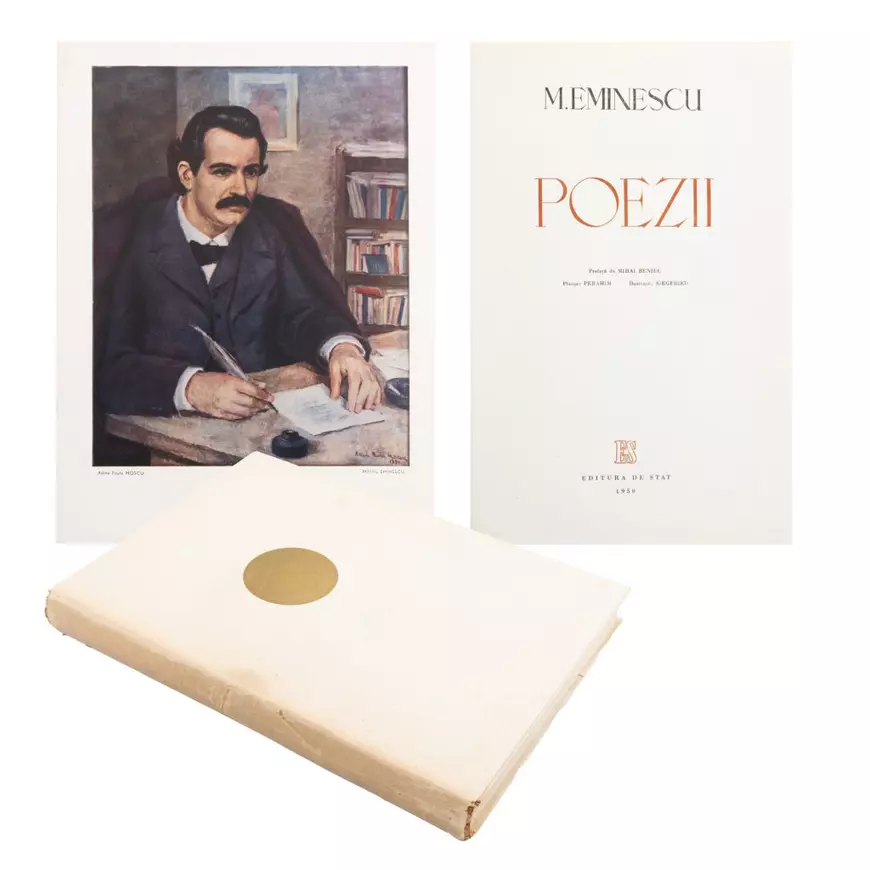 O carte rară din aur e licitată în România și prețul de pornire e doar 100 de euro