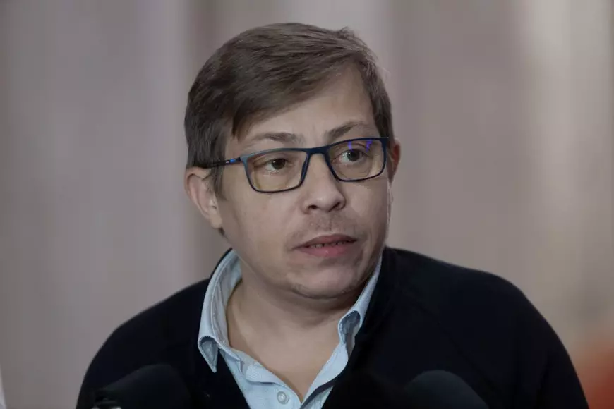 Radu Ganescu, presedintele Organizatiei de Serializare a Medicamentelor din Romania, participa la evenimentul 'Siguranta Pacientului prin Siguranta Medicamentului', organizat de Organizatia de Serializare a Medicamentelor din Romania si Agentia Nationala a Medicamentului si a Dispozitivelor Medicale din Romania, la Palatul Parlamentului din Bucuresti, marti 14 februarie 2023. ALEXANDRA PANDREA / MEDIAFAX FOTO