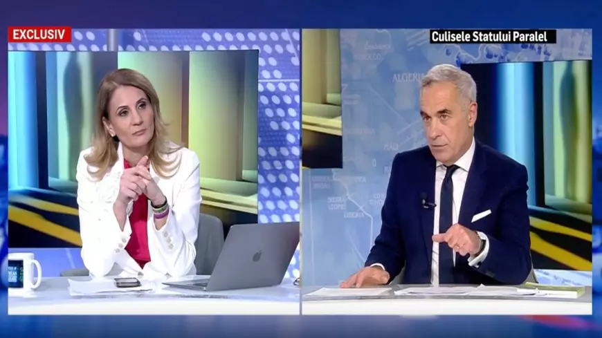 Emisiune politica la o televiziune