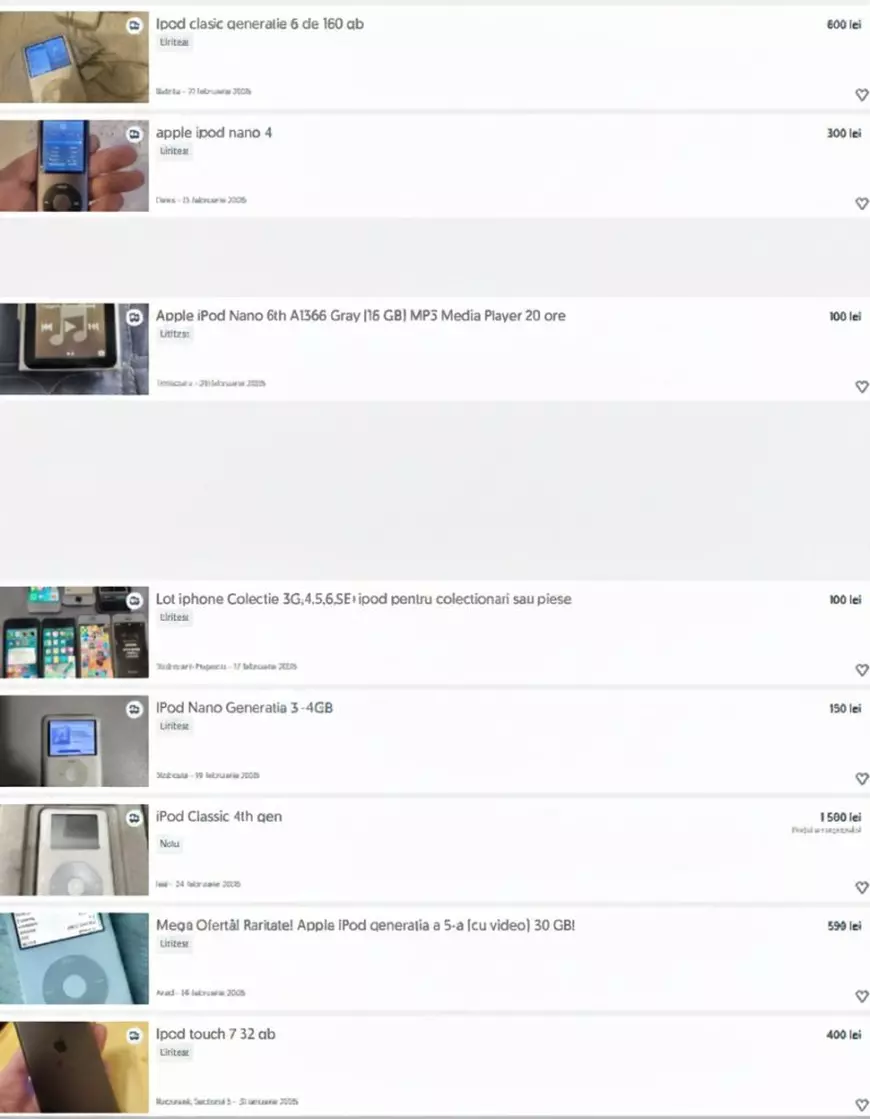 Anunturi Ipod Olx - 25 februarie 2026