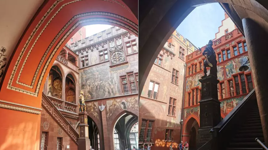 Primăria din Basel, curtea interioară