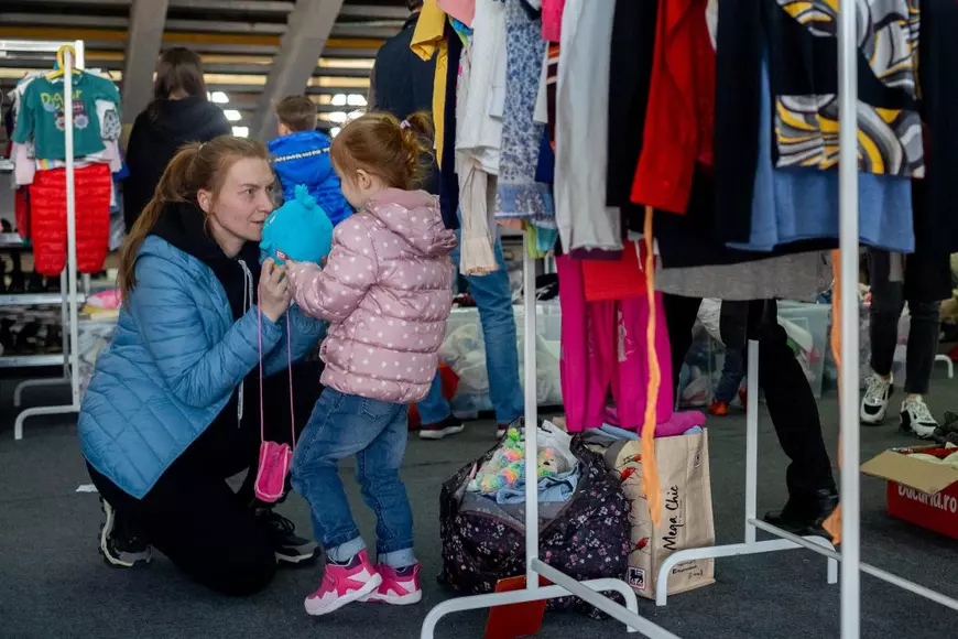 Misiunea unei voluntare care a preluat refugiați ucraineni din Gara de Nord: „M-a surprins abilitatea lor de a supraviețui”