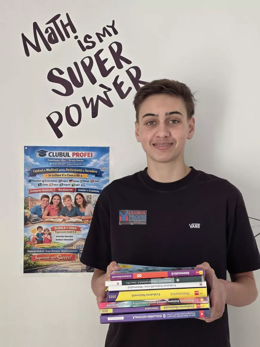 Cum învață un elev de-a VIII-a pentru simularea Evaluării Naționale. „Ore-n șir nu mă mișc de pe scaun”