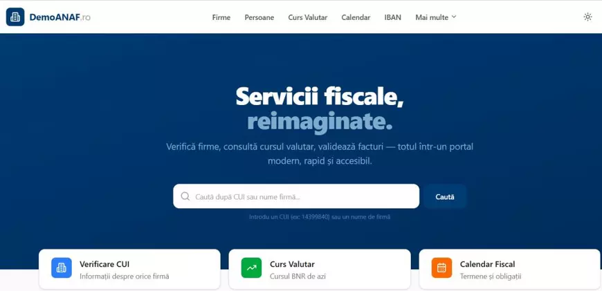 Un programator supărat a reconstruit site-ul ANAF în doar două ore pentru a arăta că digitalizarea statului este simplă