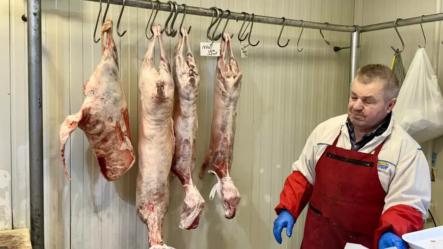Am mers în Obor să vedem cât costă kilogramul de carne de miel pentru Paște 2026. Foto: Libertatea