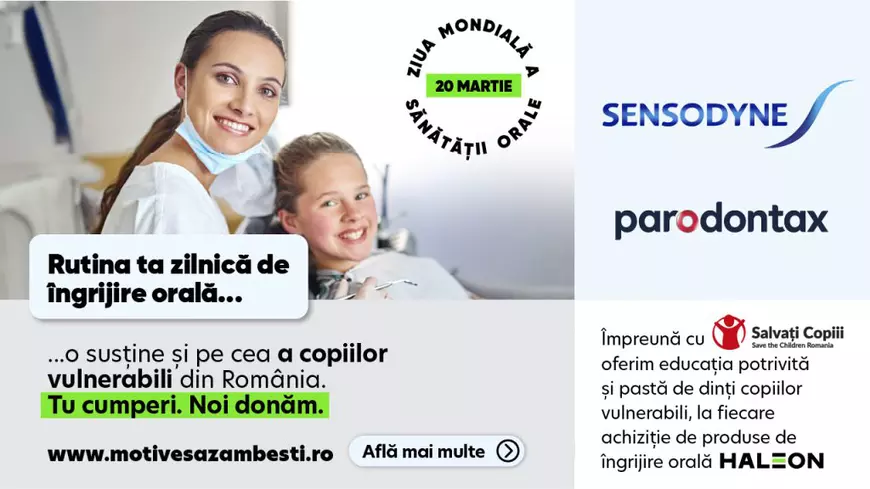 Haleon România aduce Caravana Sănătății Orale în orașul tău. O inițiativă construită în jurul prevenției și al informării corecte