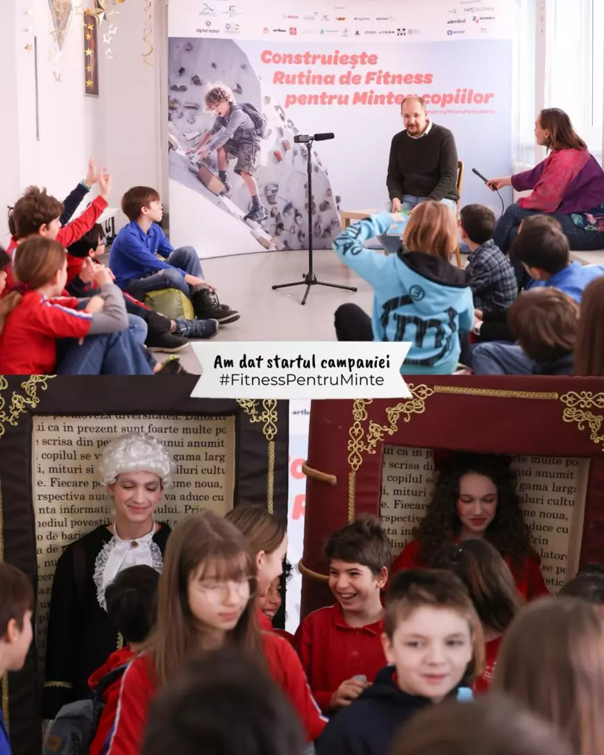 Andreea Nistor, de la Digital Nation, despre campania „Fitness pentru minte”: „15 minute de lectură pe zi ar putea schimba viitorul copiilor”