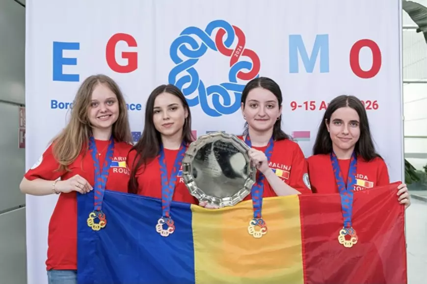 Mălina Pavel, eleva din Pitești campioană europeană la matematică, povestește cum a trăit olimpiada din Franța. „Am deschis steagul României în fața întregii Europe. A fost magic!”