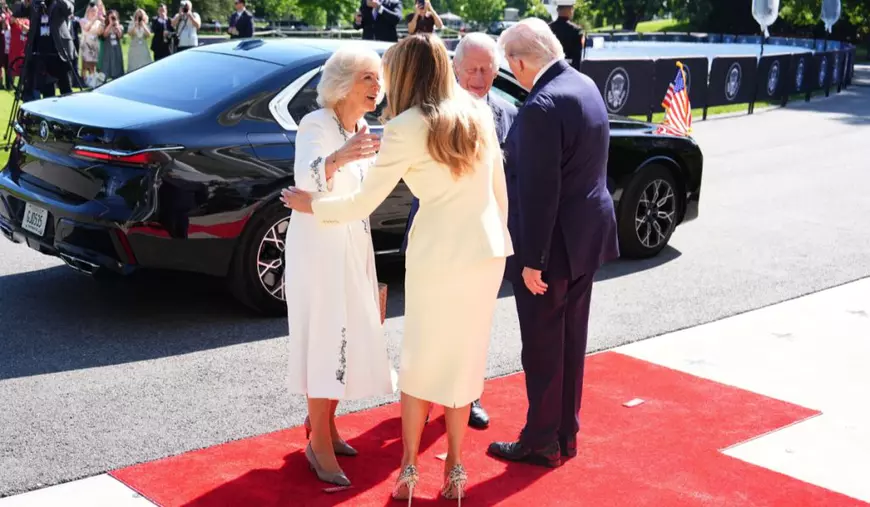 A început vizita istorică a Regelui Charles în SUA: programul complet al întâlnirii cu Donald Trump