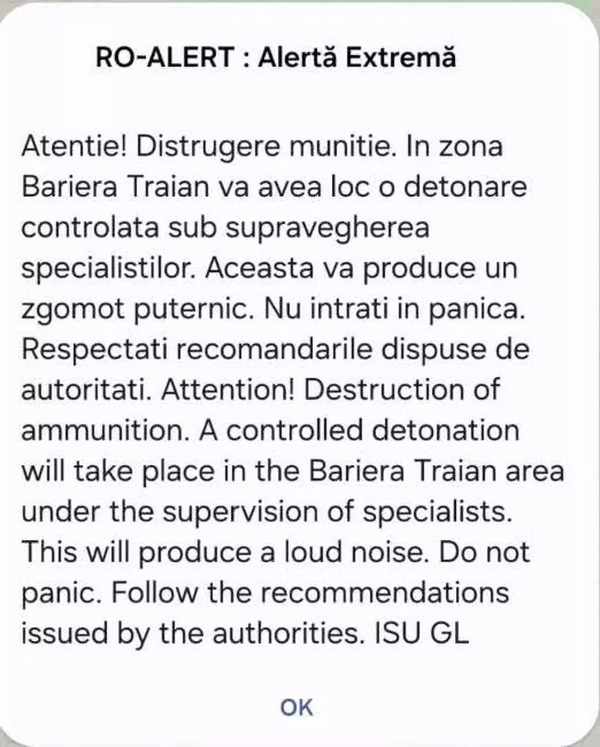 O dronă rusească, care are încărcătură explozivă, s-a prăbușit în Galați. Mesajul președintelui Nicușor Dan