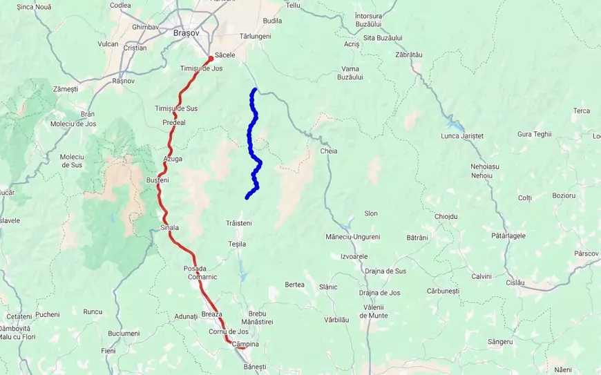 Cât a înaintat în 8 luni drumul prin munți gândit să elibereze Valea Prahovei: compania Erbașu a muncit și în timpul iernii. Termenul estimat pentru deschiderea șoselei