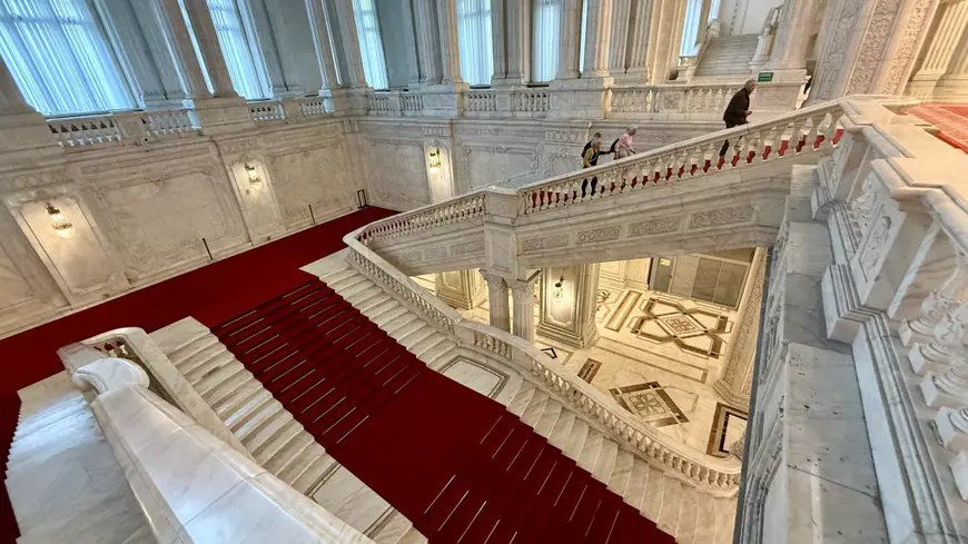 Am vizitat Senatul României din cadrul Palatului Parlamentului. Foto: Libertatea